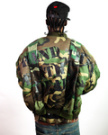 Pieces* Green Bumper Jacket