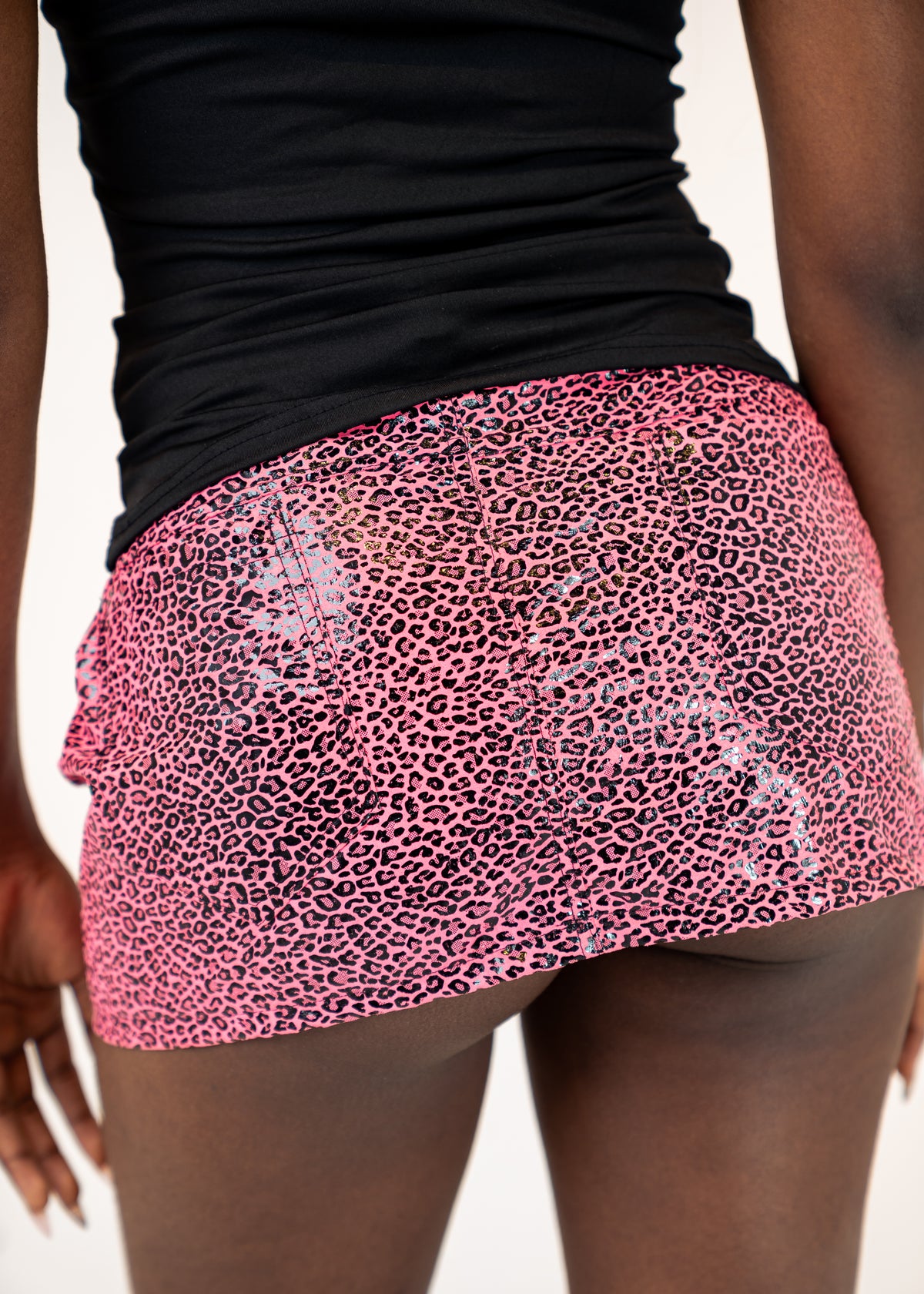 Cheetah Mini Skirt (Pink)