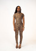 Cheetah Print Jumpsuit
